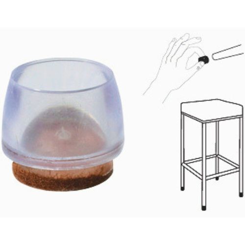 ČEP TRANSPARENT S FILCOM 12MM 8/1