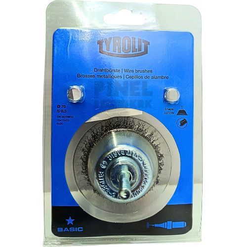 ČETKA ŽIČANA TYR. NA TRNU 52TDW 70X15X25X6MM - S 03MM