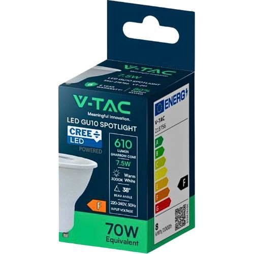 ŽARULJA LED CREE 10W GU10 4000K MILKY