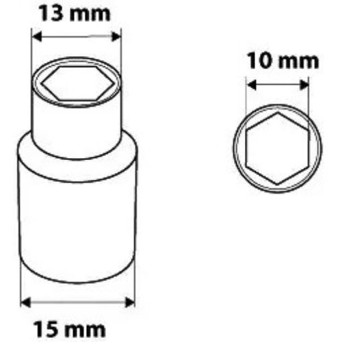 NEO KLJUČ NASADNI 1/4 10MM