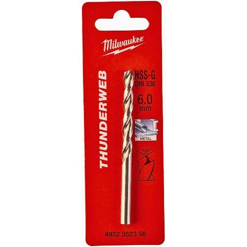 MILWAUKEE SVRDLO 6MM HSSG-338