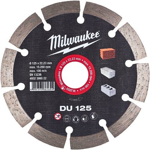 MILWAUKEE PLOČA DIJAMANTNA UNIVERZALNA 125MM