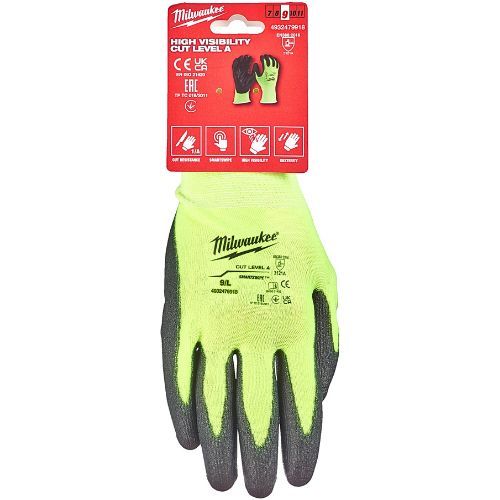 MILWAUKEE RUKAVICE HI-VIS CUT A 10/XL