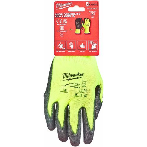 MILWAUKEE RUKAVICE HI-VIS CUT B 9/L