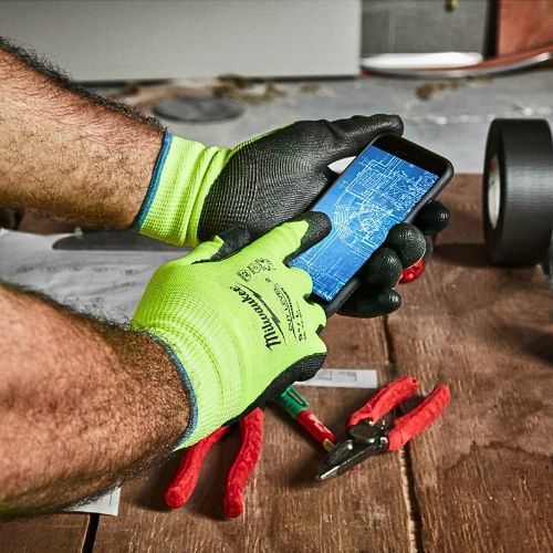 MILWAUKEE RUKAVICE HI-VIS CUT B 9/L