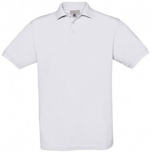 MAJICA POLO B&C SAFRAN 180g KR BIJELA M