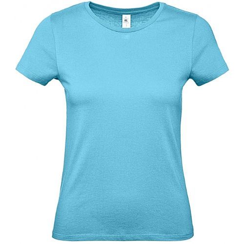 MAJICA T-SHIRT B&C E150 REAL TURQUOISE ŽENSKA XL