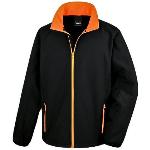 JAKNA SOFTSHELL RESULT R231M CRNO/NARANČASTO L