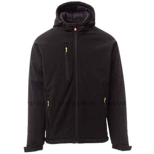 SOFTSHELL PAYPER GALE PAD BLACK L