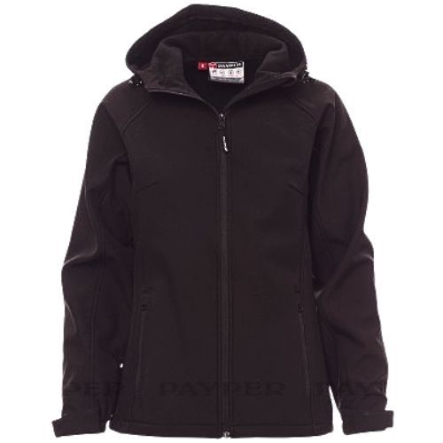 SOFTSHELL PAYPER GALE BLACK LADY S