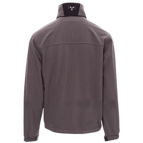 JAKNA SOFTSHELL PAYPER STORM STEEL GREY/BLACK L