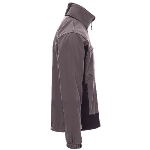 JAKNA SOFTSHELL PAYPER STORM STEEL GREY/BLACK L