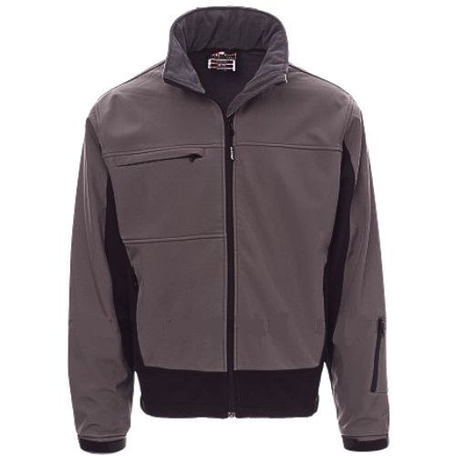 JAKNA SOFTSHELL PAYPER STORM STEEL GREY/BLACK L