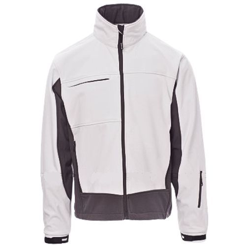JAKNA SOFTSHELL PAYPER STORM WHITE L