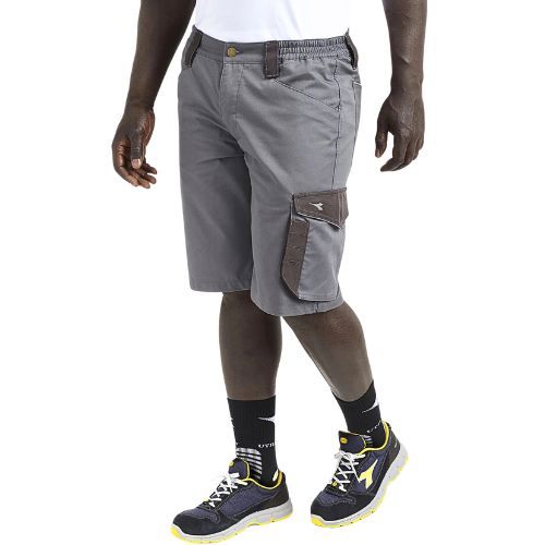 HLAČE KRATKE DIADORA POLY BERMUDA SIVE S