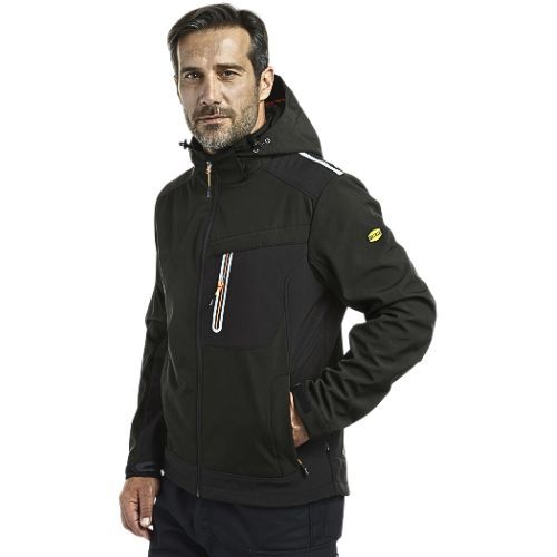 JAKNA DIADORA SOFTSHELL CARBON TECH ASPHALT L