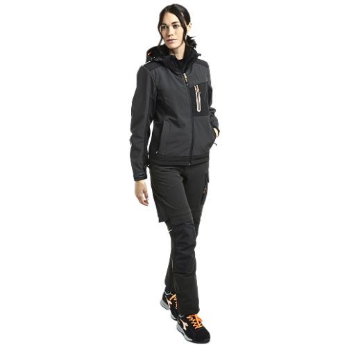JAKNA DIADORA SOFTSHELL CARBON TECH ASPHALT L
