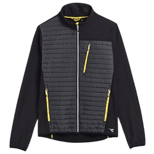 JAKNA DIADORA HYBRID SWEAT CRNO SIVA M