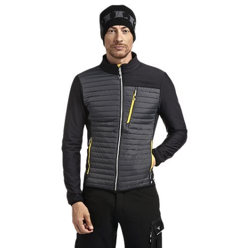 JAKNA DIADORA HYBRID SWEAT CRNO SIVA M