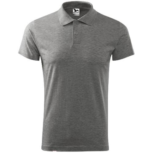 MAJICA POLO ADLER 202 SINGLE JERSEY TAMNO SIVA MELANŽ L