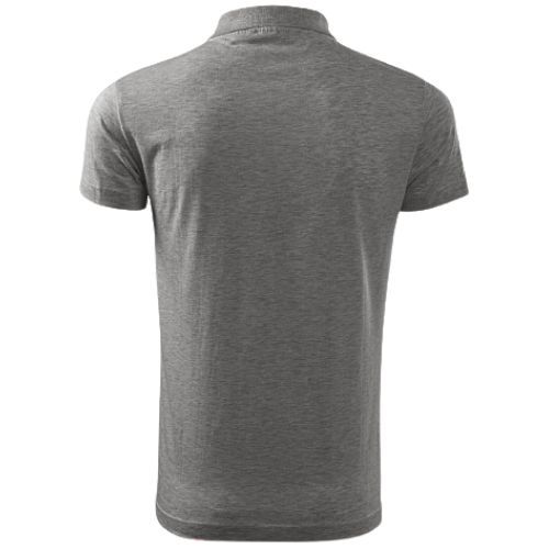 MAJICA POLO ADLER 202 SINGLE JERSEY TAMNO SIVA MELANŽ L