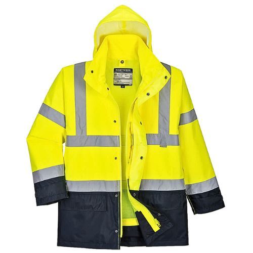 JAKNA HI VIS EXECUTIVE 5U1 S768 ŽUTA/T.PLAVA S