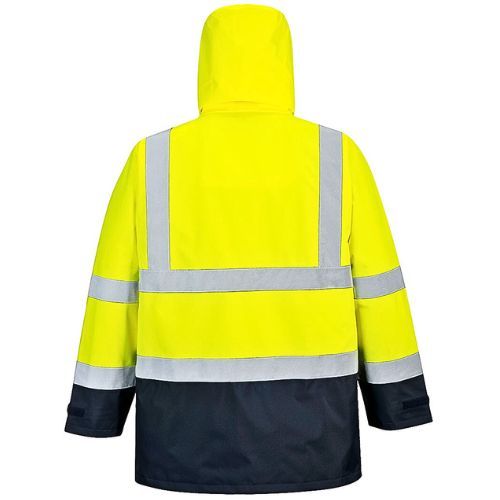 JAKNA HI VIS EXECUTIVE 5U1 S768 ŽUTA/T.PLAVA S