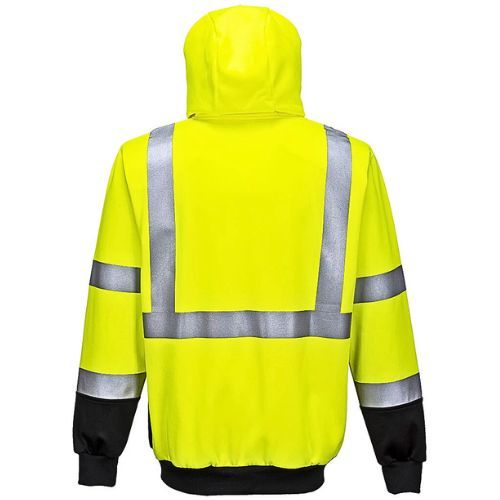 MAJICA HI VIS SA KAPULJAČOM TWO TONE ZIP B315 ŽUTA L