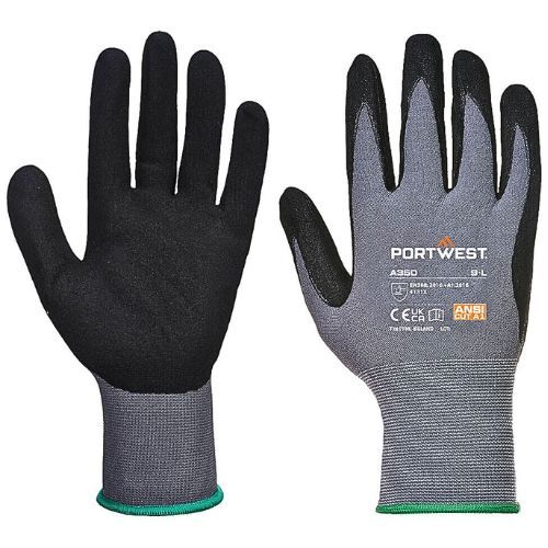 RUKAVICE DERMIFLEX A350 CRNE L