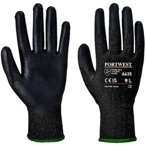 RUKAVICE ECO CUT 3 CRNE XL