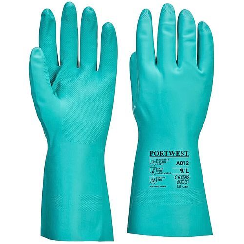 RUKAVICE NITROSAFEPLUS A812 GAUNTLET ZELENE S