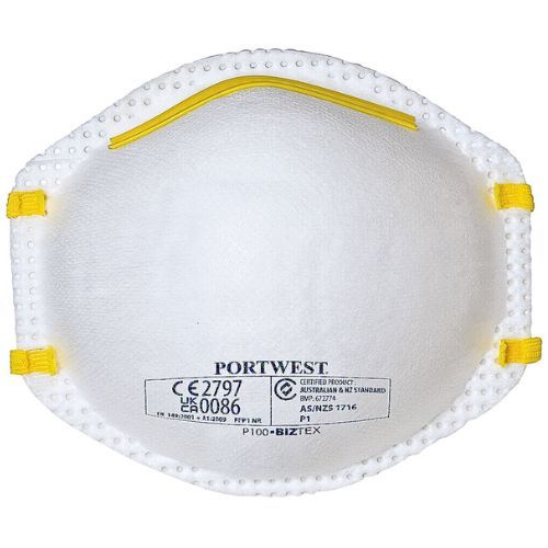 RESPIRATOR P100 FFP1 20 KOM