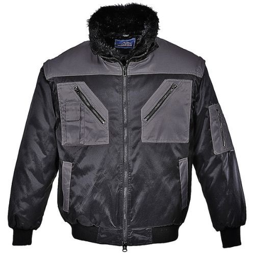 JAKNA 3U1 PILOT PJ20 CRNO/SIVA S