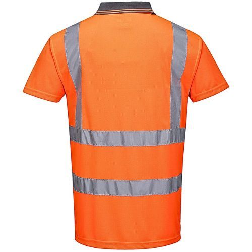 MAJICA POLO VISOKE VIDLJIVOSTI RIS NARANČASTA L