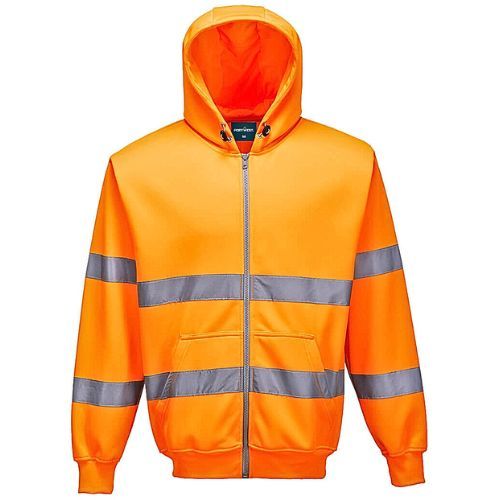 MAJICA HI VIS SA KAPULJAČOM B305 HOODIE NARANČASTA S