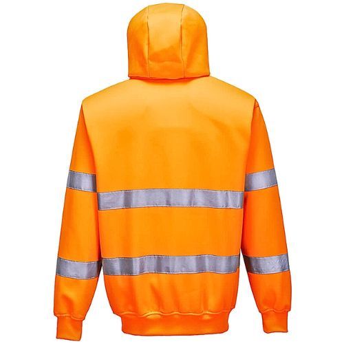 MAJICA HI VIS SA KAPULJAČOM B305 HOODIE NARANČASTA S