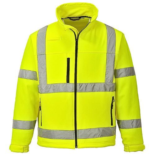 JAKNA SOFTSHELL HI VIS ŽUTA M