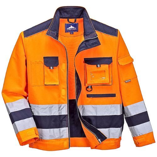 OUTLET BLUZA HI VIS LILLE TX50 NARANČASTO/T.PLAVA XXL