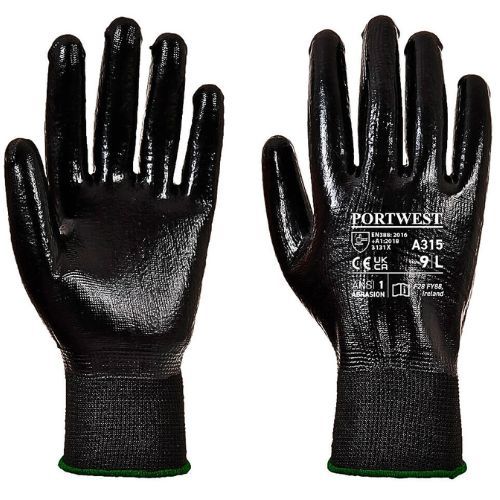 RUKAVICE ALL-FLEX GRIP A315 CRNA XXL