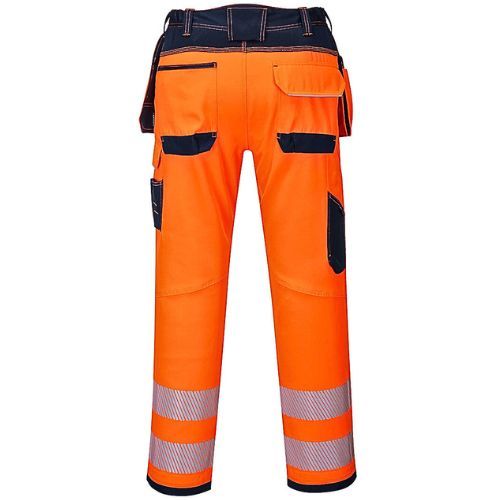 HLAČE HI VIS HOLSTER WORK T501 NAR/PLAVE 52/36"