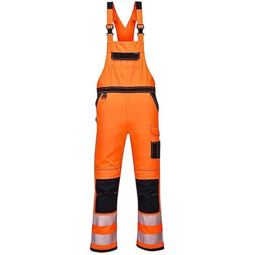 HLAČE TREGER VISOKE VIDLJIVOSTI WORK PW344 NAR/CRNO L