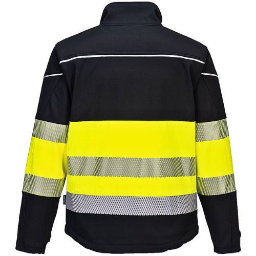 JAKNA HI VIS PW375 SOFTSHELL ŽUTO/CRNA XXL