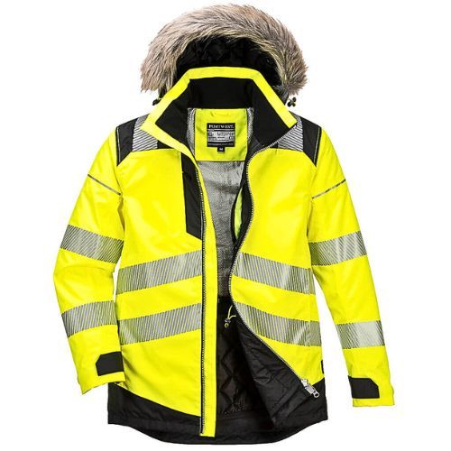 JAKNA HI VIS PW369 WINTER PARKA ŽUTO/CRNA L