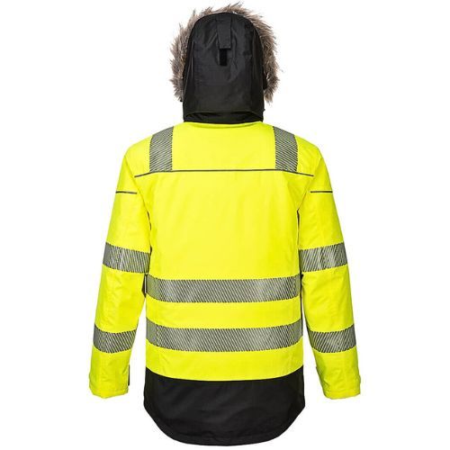 JAKNA HI VIS PW369 WINTER PARKA ŽUTO/CRNA L