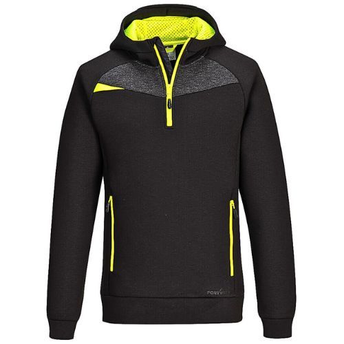 MAJICA S KAPULJAČOM TECHNICAL QZ CRNA XL