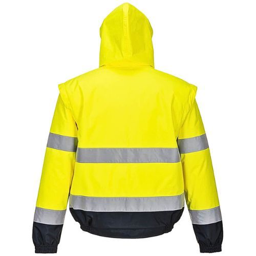 JAKNA HI-VI CONTRAST BOMBER 2u1 C468 ŽUTA XL