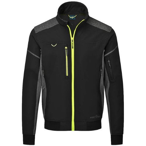 JAKNA SOFTSHELL BOMBER EV464 CRNA L