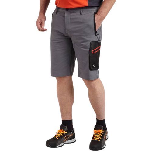 HLAČE KRATKE DIADORA STRETCH SIVE XXL