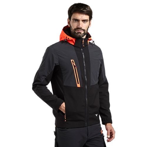 JAKNA DIADORA SOFTSHELL HYBRID CRNA L