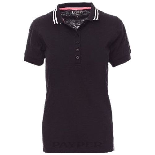 MAJICA POLO PAYPER NAUTIC LADY BLACK/WHITE L